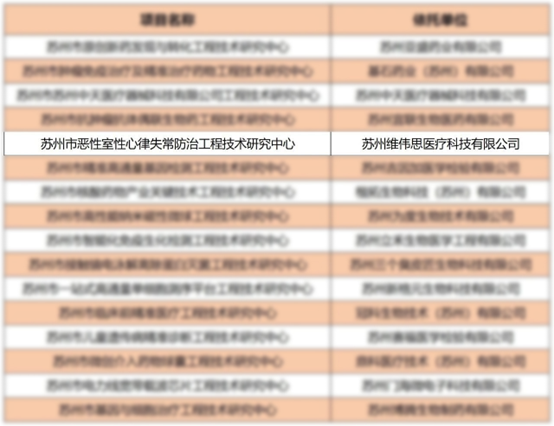 維偉思成功入選蘇州市企業(yè)工程技術研究中心建設項目